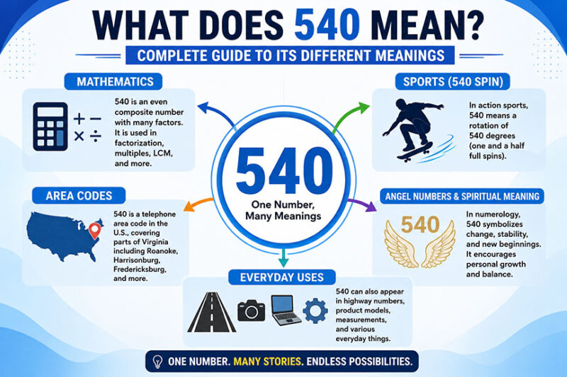 What Does 540 Mean? Complete Guide to Its Different Meanings