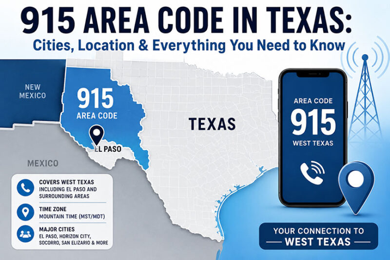 915 Area Code in Texas: Cities, Location & Everything You Need to Know