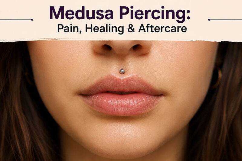 Medusa Piercing: Pain, Healing & Aftercare